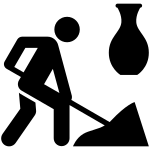Archaeologist Work SVG Icon